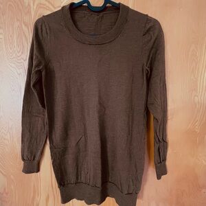 Merino Wool 3/4 Length Sleeve Top